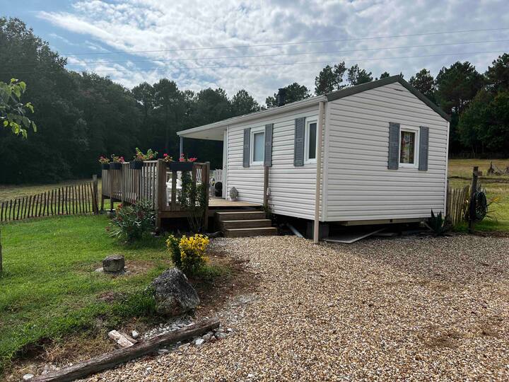 Nature lodge at L 'oree du bois bungalow Farm stays for Rent in Les foucauds , st sauveur