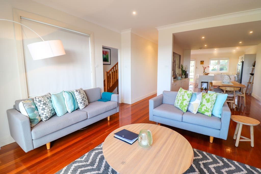 Lounge room with modern interiors