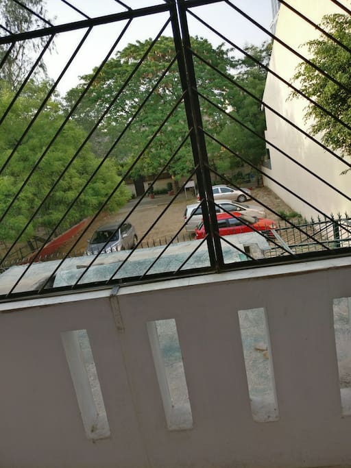 View from the bedroom's balcony