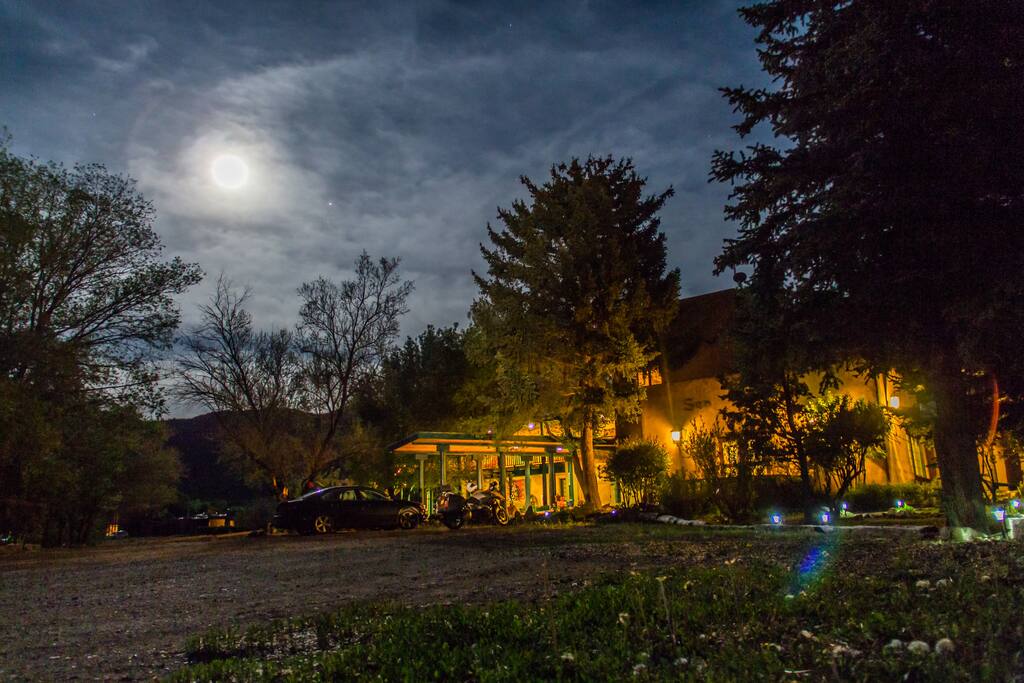 Relax and unwind under a full moon or blanket of stars