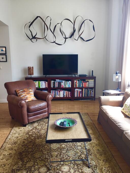 55" TV with Cable and WiFi