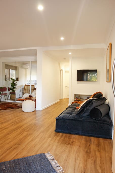 Looking in from the front door