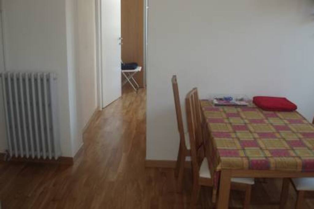 Living room with kitchen
