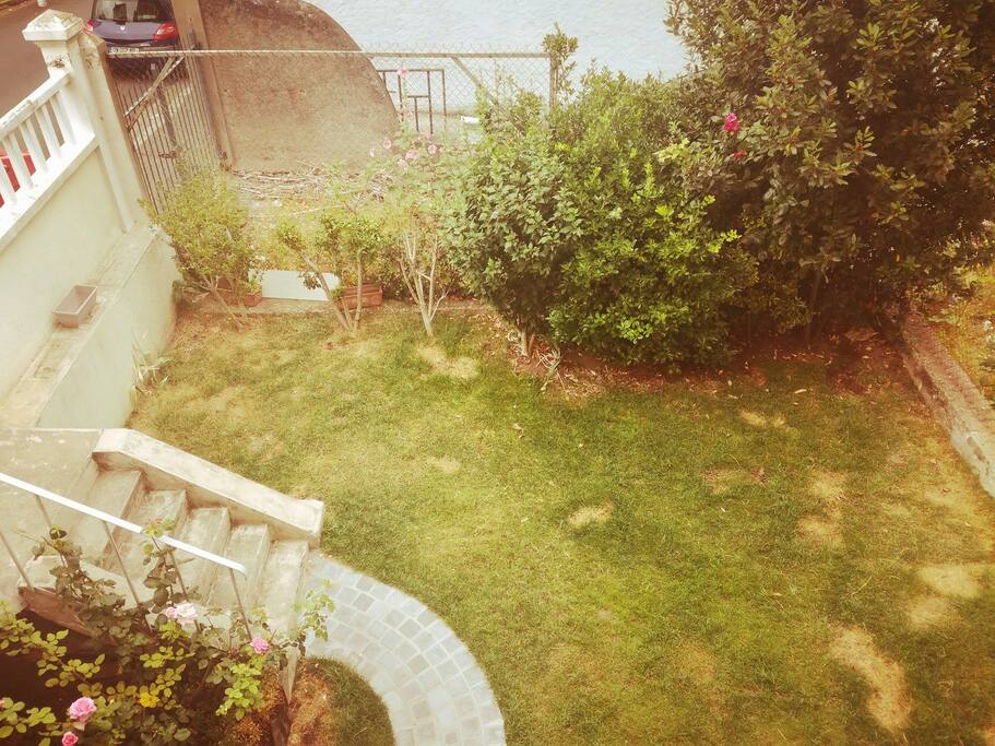 Jardin accessible de la veranda