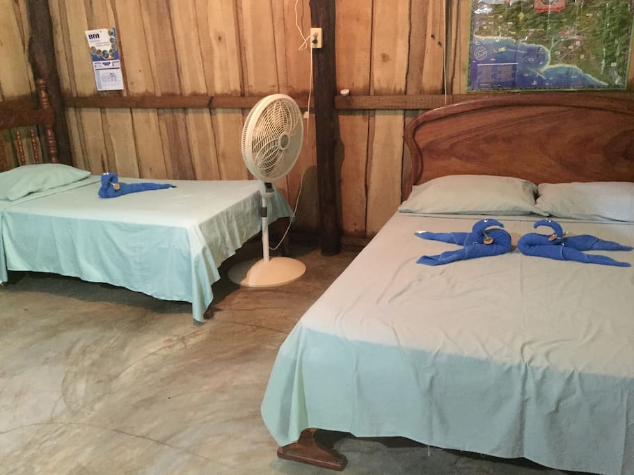 full and single bed