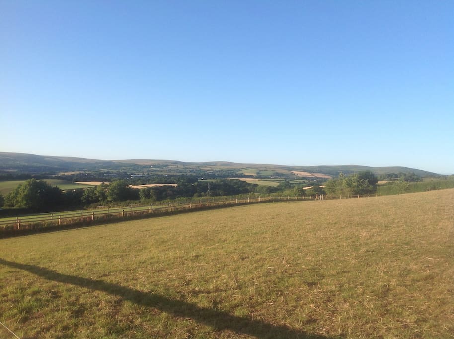 Views as far as Dartmoor