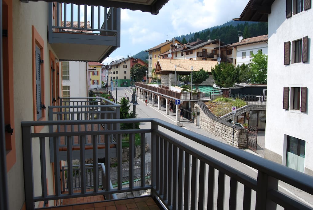 Vista dal balcone