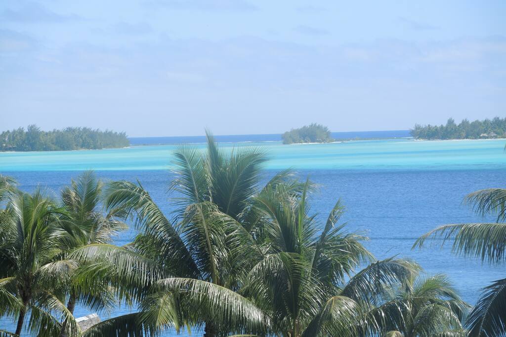 View of the lagoon from the balcony