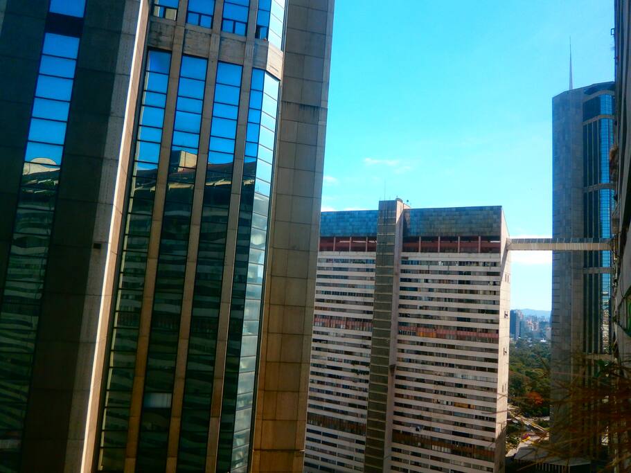 Excelente vista desde la habitación.