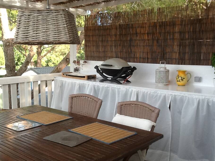 Outside kitchen