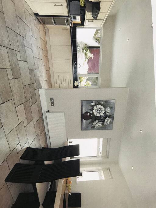 Kitchen and Living Room