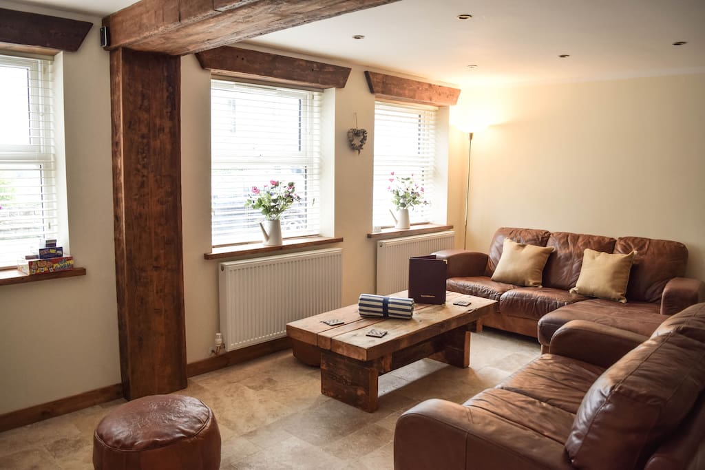 Open plan living area