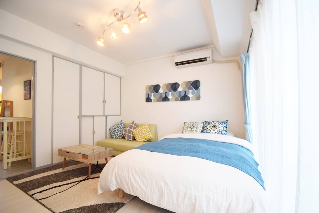Cute blue room