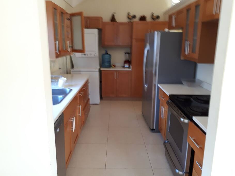 Kitchen and laundry