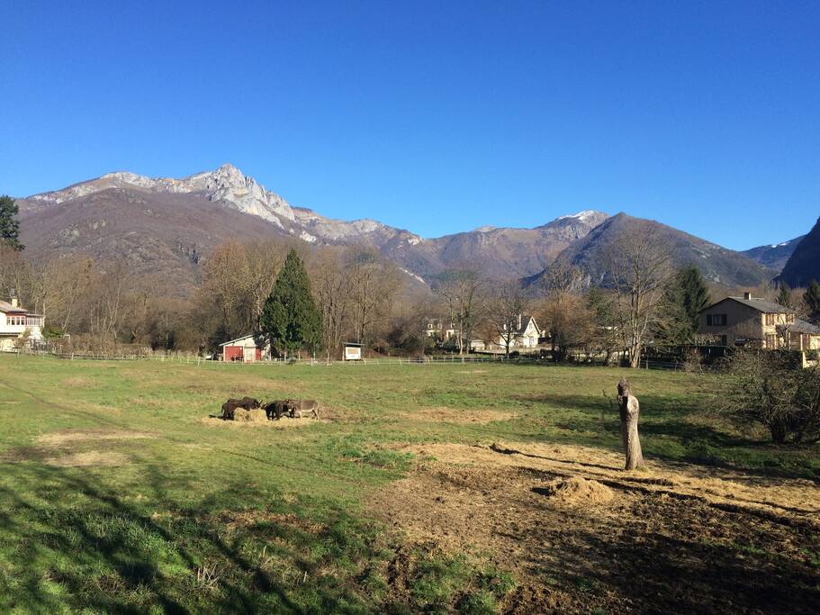 Une vue panoramique depuis le village.