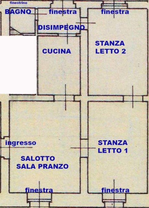 Piantina della Casa