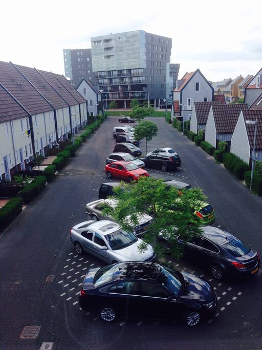 Free car parking in front of the house