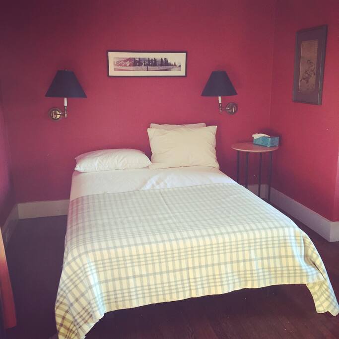 Comfortable bed for two (full size).