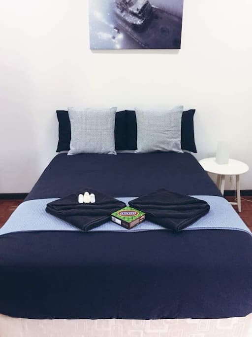 5 star hotel bed to rest your weary head.
