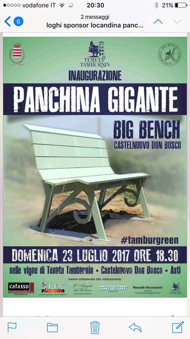 Invito evento in zona