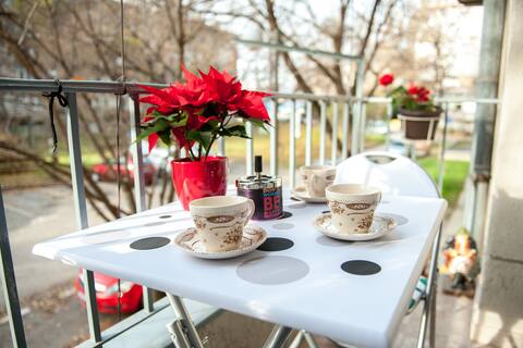 Apartman VIDA***  - near main stations & tram