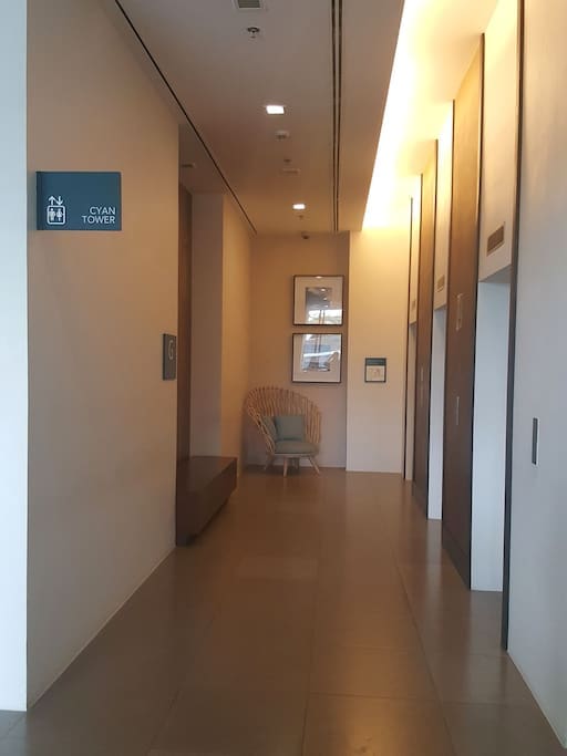 Hallway outside the lifts