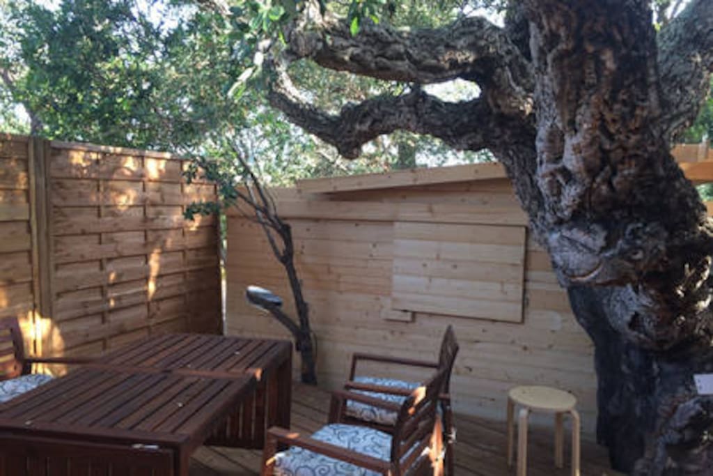 La terrasse partagée