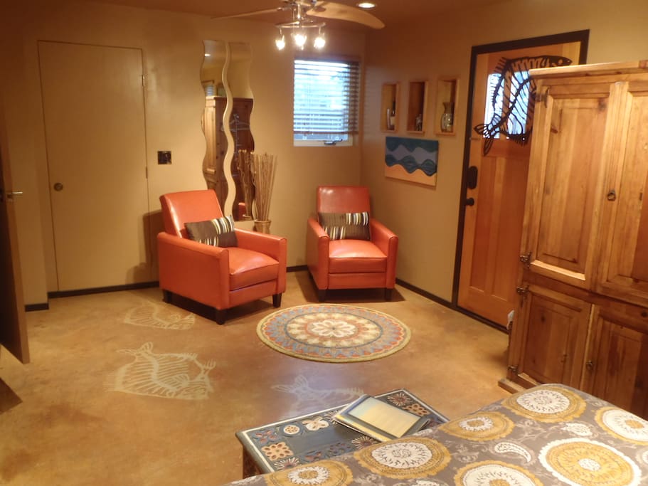 "Great place, neat town, near lots of things to do. Very private and comfortable."