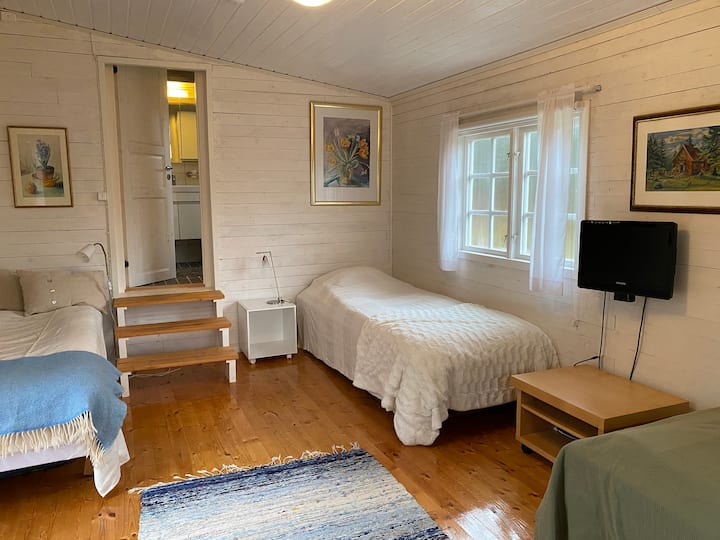 Sovrum 3 enkelsängar