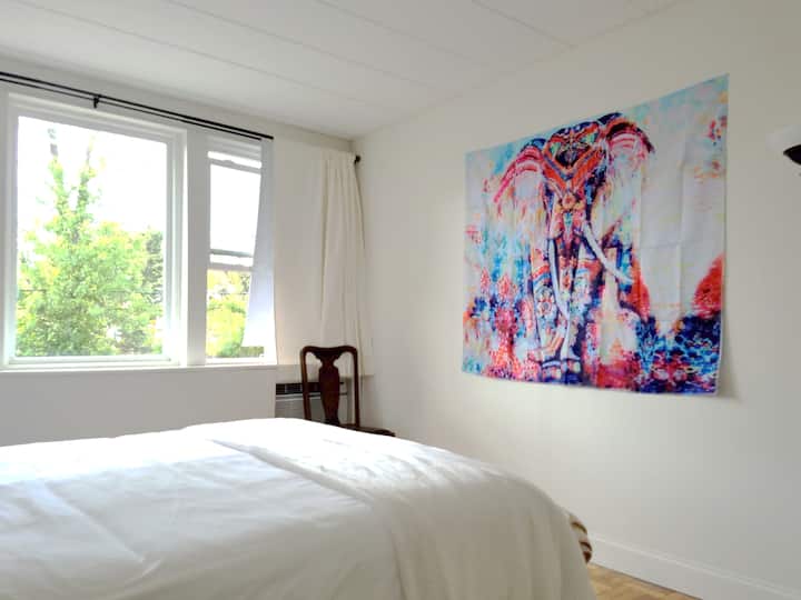 Bedroom also gets lots of light