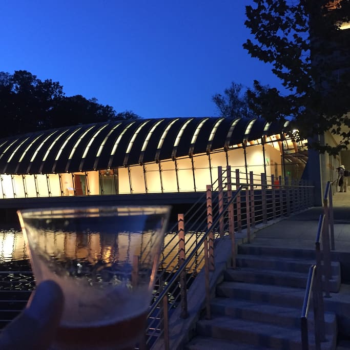 Crystal Bridges is a short drive away!