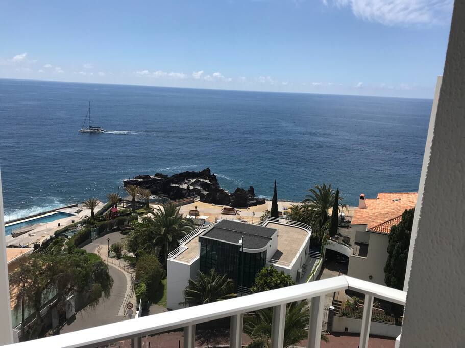 view from the balcony