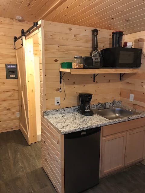 Tiny house snowmobile/ATV get away cabin