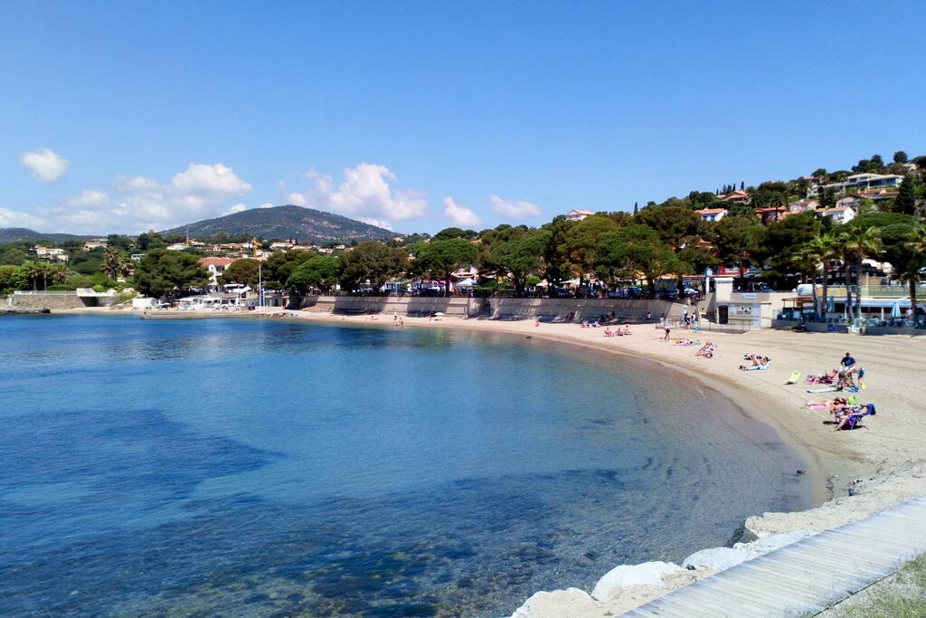 Plage de San Peïre, 10 mn de la maison.