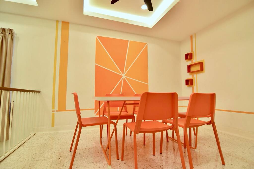 DESIGN PAINTING DINNING HALL.