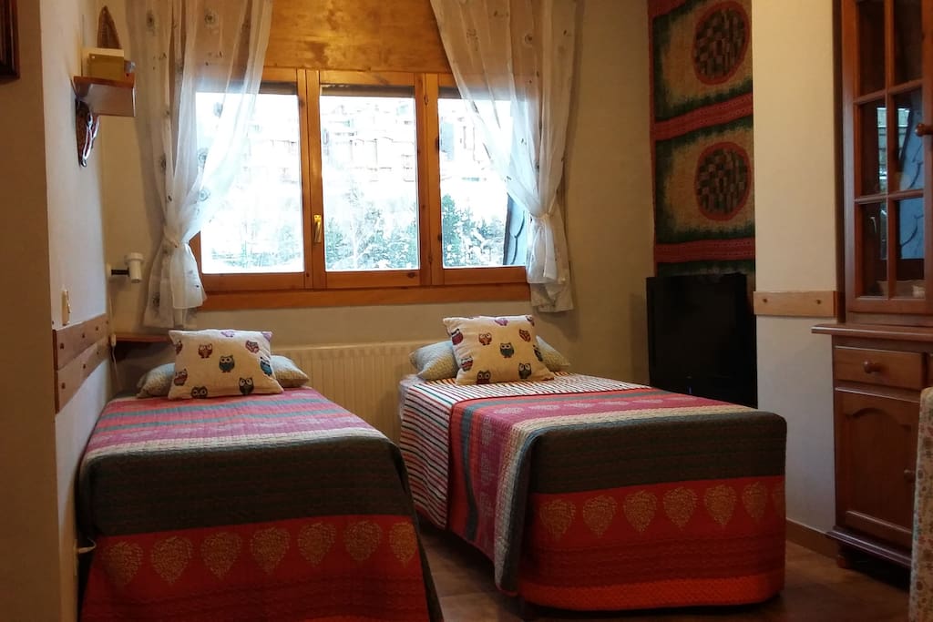 Salón-dormitorio muy acogedor