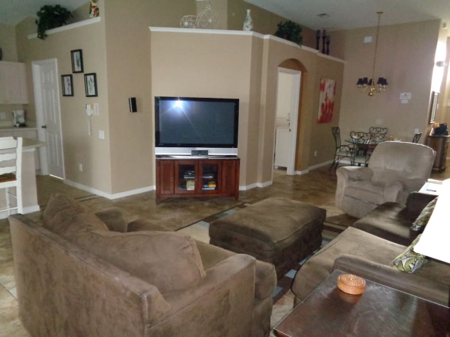 Couch, Furniture, Chair, Entertainment Center, Home Theater
