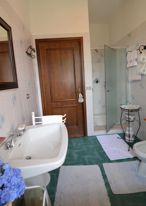 ...bagno luminoso..con spaziosa doccia !!!