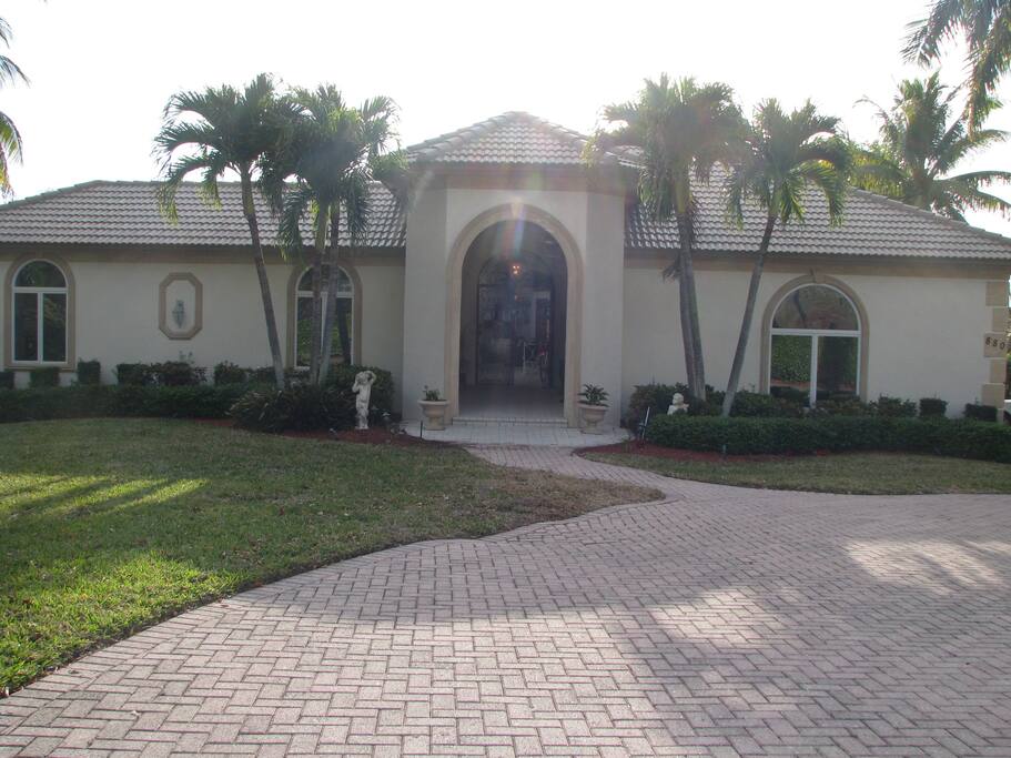 Entrance to house