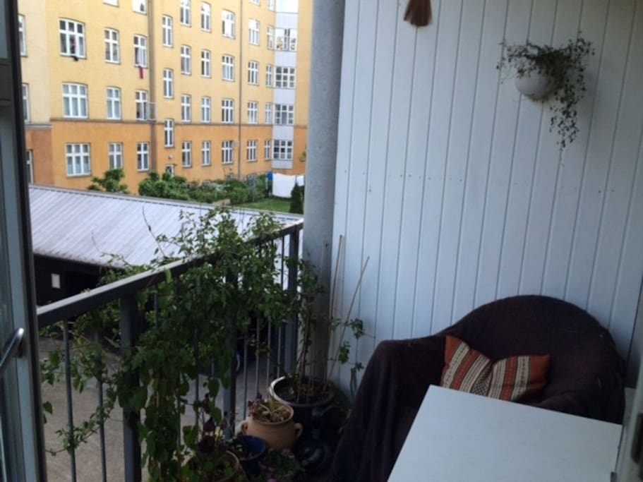 Small and cozy balcony