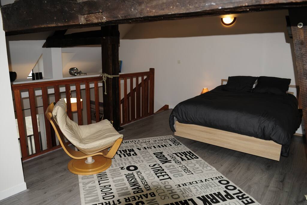 Chambre en mezzanine