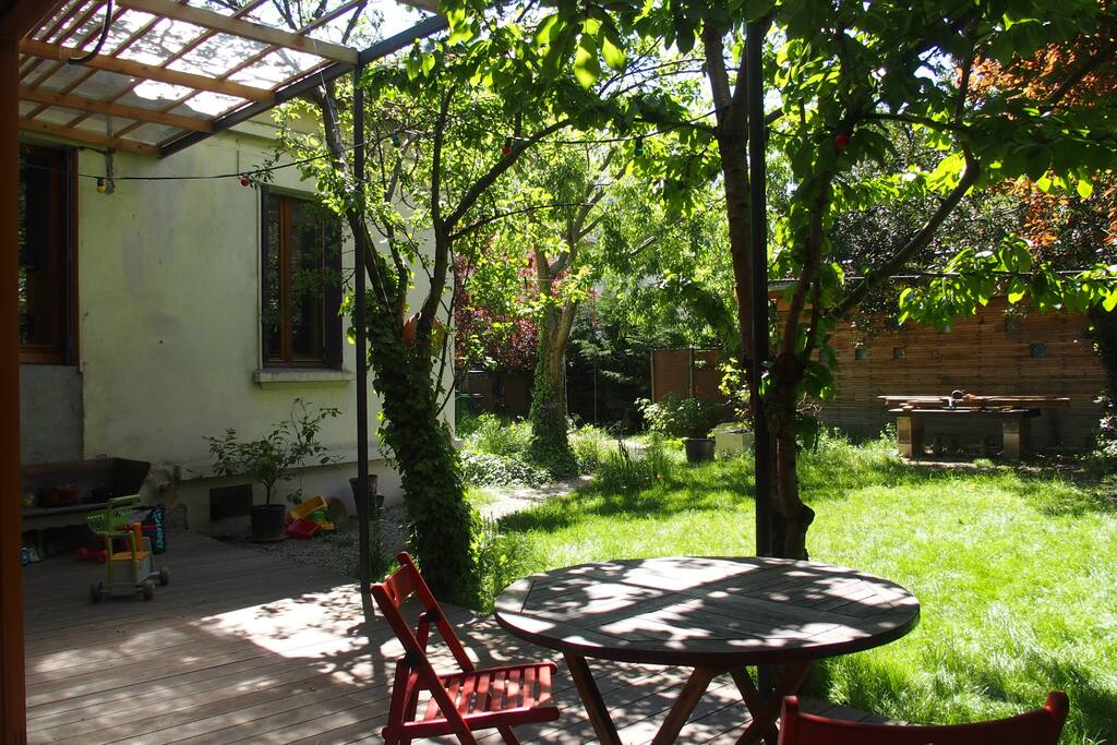 Vue sur le jardin