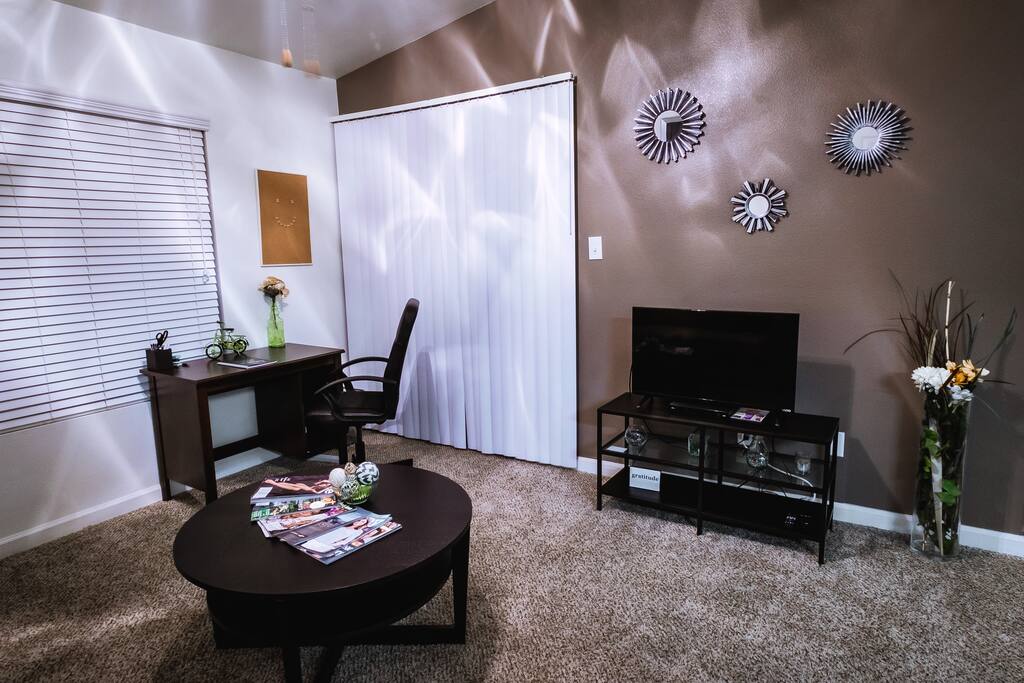 Well lit entry to intimate patio that overlooks the Cabrillo Apartments well manicured, well lit scenic complex.