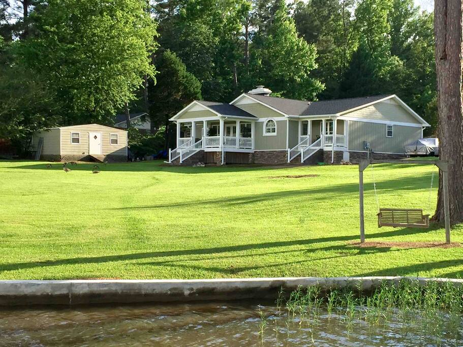 Back of house from dock