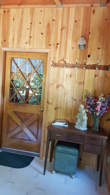 Entrance to cabin from Sun Room