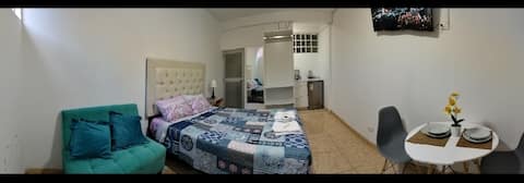 Half block square, first floor