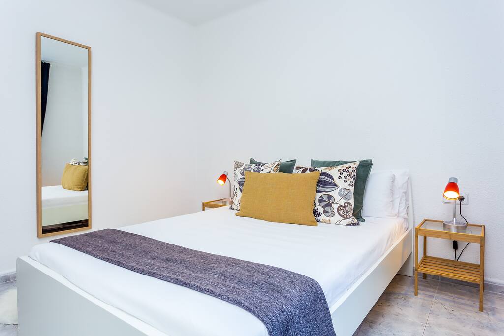 Bedroom 1 with double bed