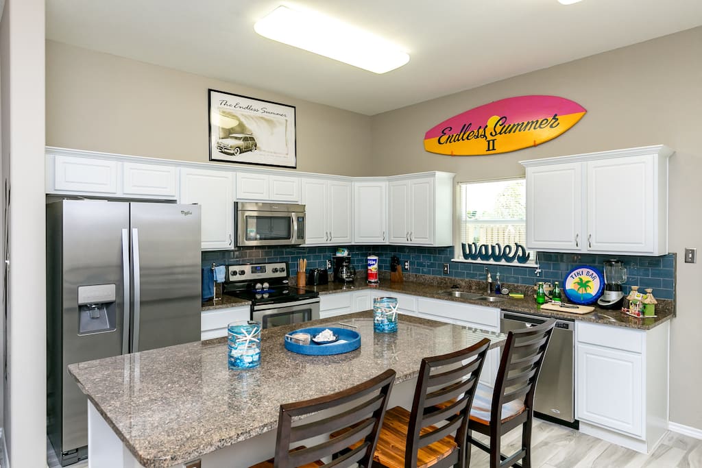 Open kitchen - totally redone!