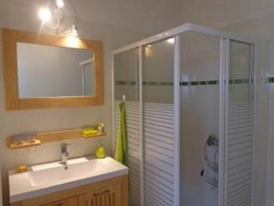 le linge de toilette est fourni ainsi que les serviettes de plage/eau chaude