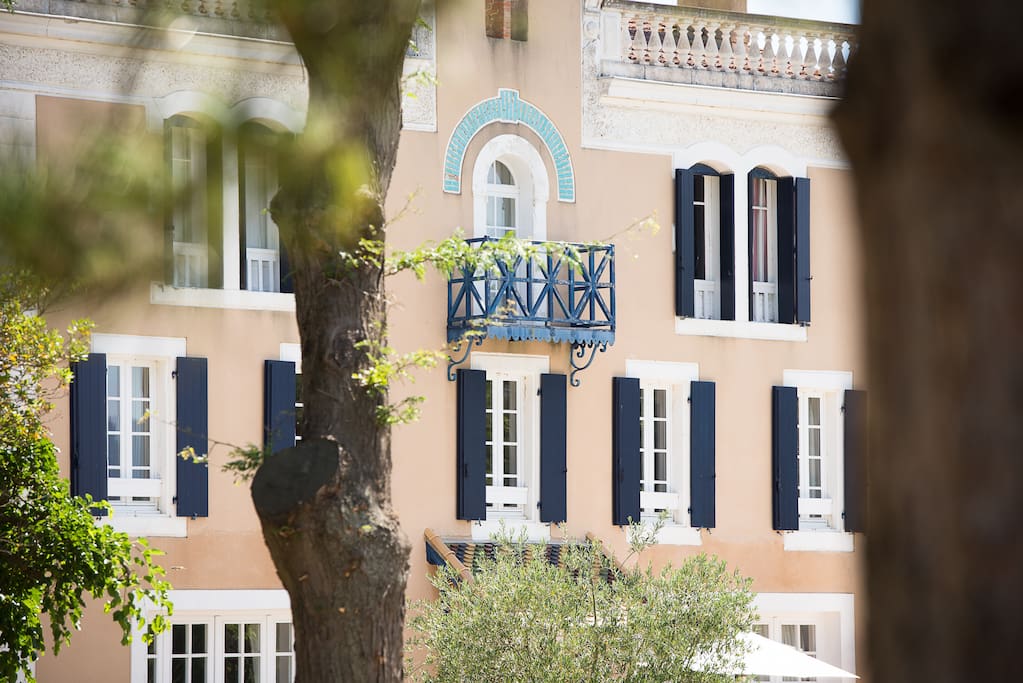View of the château